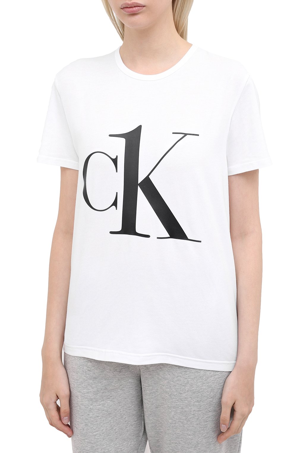 Хлопковая футболка CALVIN KLEIN, арт. QS6436E, фото 3