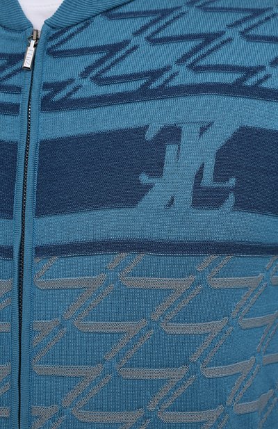 Кардиган из шелка и хлопка ZILLI, арт. MBV-BL145-VACH1/ML01, фото 5