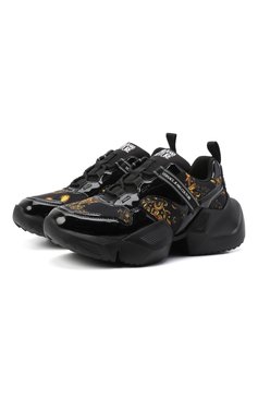 Комбинированные кроссовки VERSACE JEANS COUTURE, арт. 71VA3SU7-F0ND0 GRAVITY DIS. 11 PRINTED/ZS037, фото 1