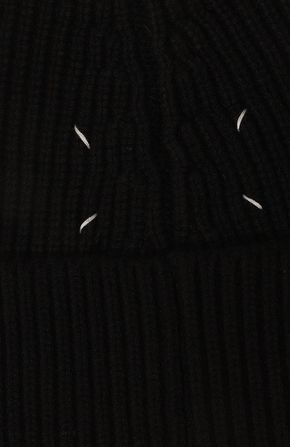 Шапка из хлопка и шерсти MAISON MARGIELA черного цвета по цене 31150 руб., арт. S50TC0051/S17791, фото 3 Шапка из хлопка и шерсти MAISON MARGIELA, арт. S50TC0051/S17791, фото 3