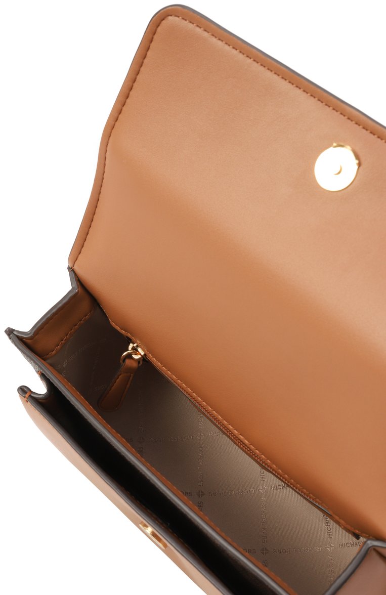 Женская сумка claire large MICHAEL MICHAEL KORS коричневого цвета, арт. 30R5GC7L3B | Фото 5 (Ремень/цепочка: На ремешке; Размер: large; Материал: Экокожа, Канва)