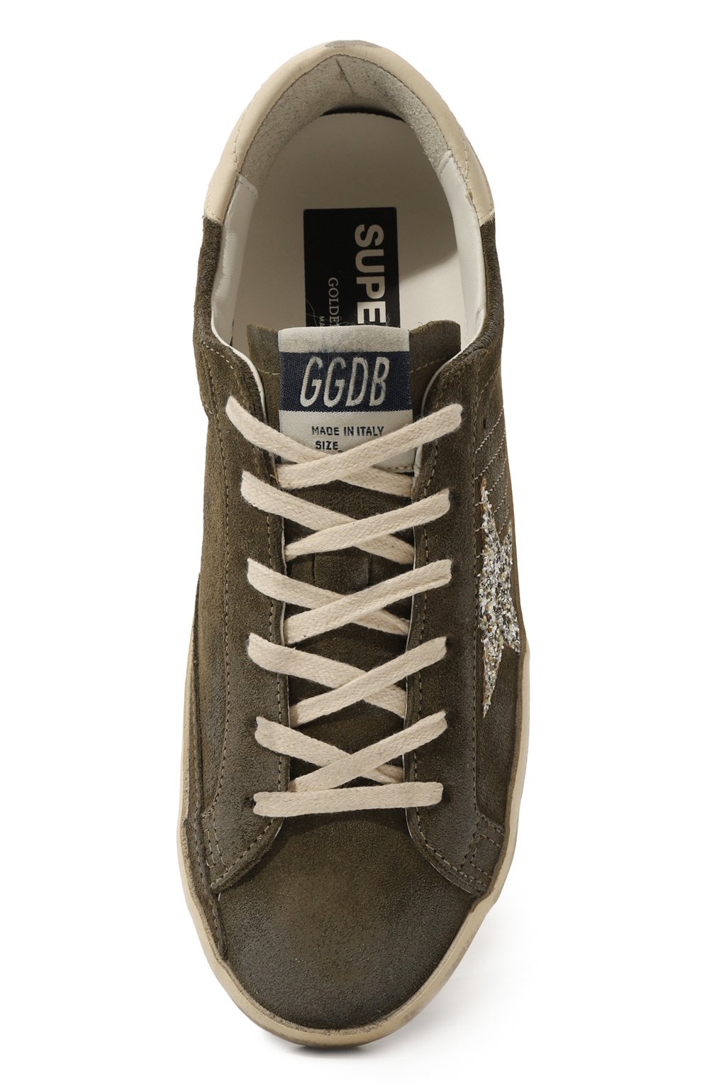 Замшевые кеды super star GOLDEN GOOSE DELUXE BRAND, арт. GWF00101.F005391, фото 6