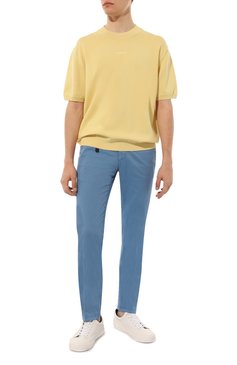 Брюки из хлопка и шелка MARCO PESCAROLO, арт. SLIM80/ZIP/4700, фото 2
