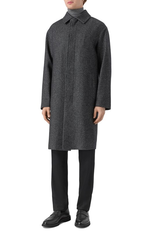 Пальто из кашемира и шелка MVST M25.1PM.C002_ Чёрно-белый  M25.1PM.C002_ Фото 3