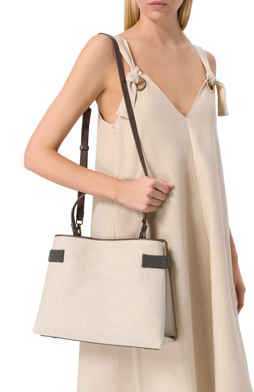 Сумка Brunello Cucinelli MB03D2503 Бежевый  MB03D2503 Фото 2
