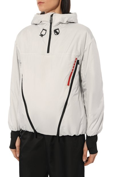 Куртка prada linea rossa PRADA белого цвета по цене 210000 руб., арт. 291946-1YV2-F0K74-202, фото 3 Куртка prada linea rossa PRADA, арт. 291946-1YV2-F0K74-202, фото 3