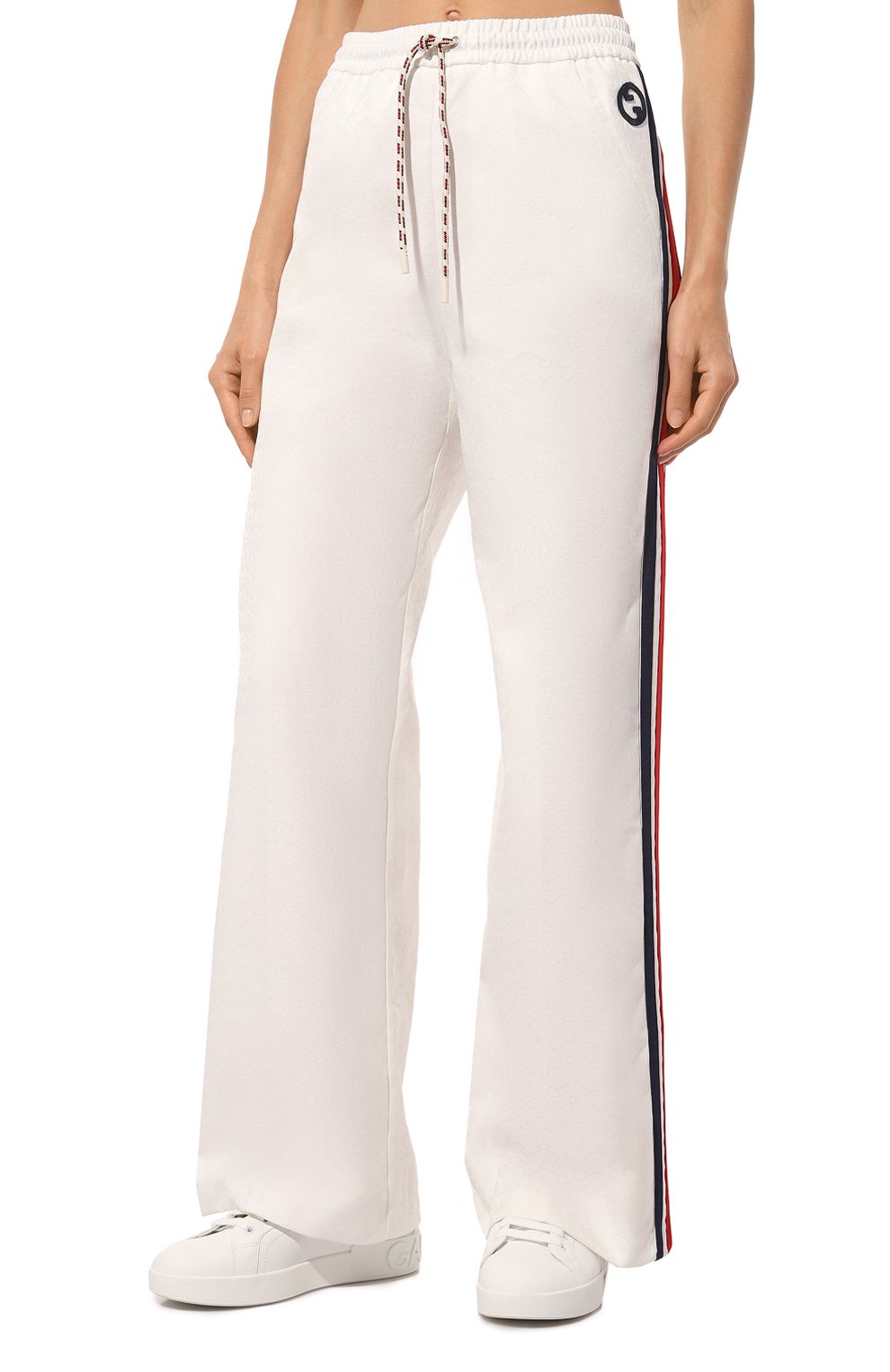 Брюки GUCCI белого цвета по цене 191500 руб., арт. 753798/XJFU1, фото 3 Брюки GUCCI, арт. 753798/XJFU1, фото 3