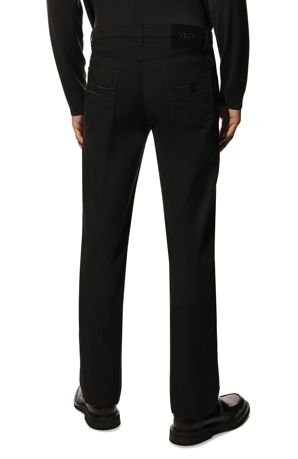 Хлопковые брюки ZILLI, арт. M0X-D0120-C0TE1/R001, фото 4