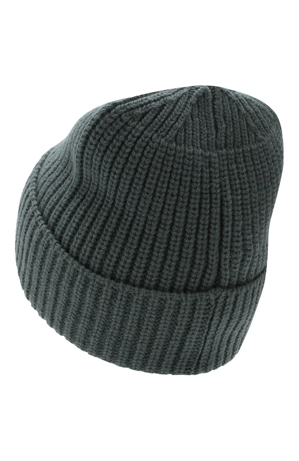 Шерстяная шапка STONE ISLAND темно-зеленого цвета по цене 9795 руб., арт. 7115N10B5, фото 2 Шерстяная шапка STONE ISLAND, арт. 7115N10B5, фото 2