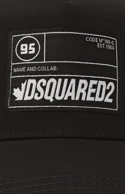 Хлопковая бейсболка DSQUARED2, арт. BCM0882/05C00001, фото 4