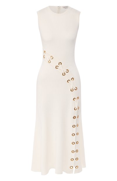 Женское платье из вискозы ALEXANDER MCQUEEN, арт. 622732/Q1A0A