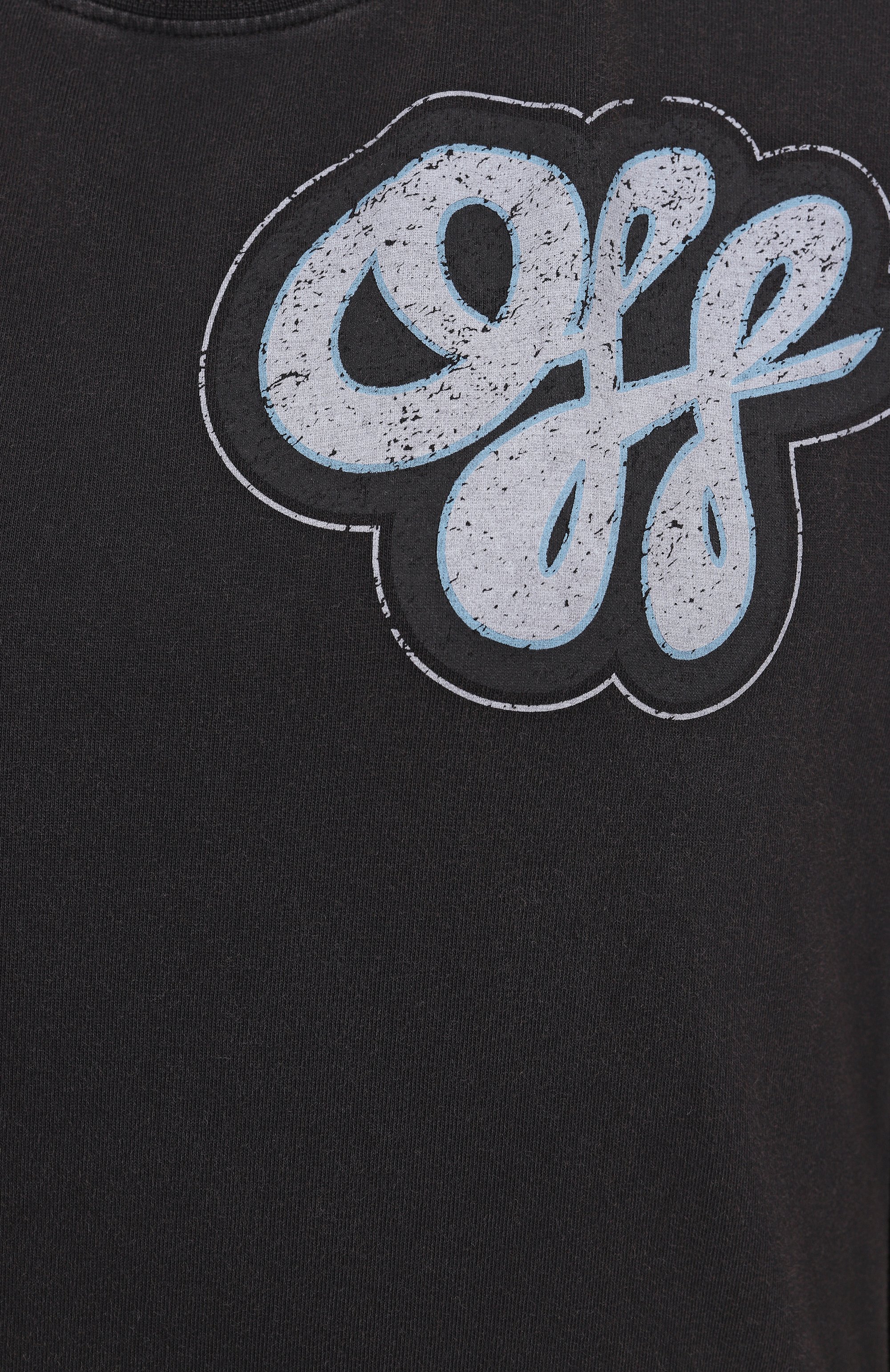 Хлопковая футболка OFF-WHITE черного цвета по цене 49950 руб., арт. 0WAA134S25JER0030742, фото 6 Хлопковая футболка OFF-WHITE, арт. 0WAA134S25JER0030742, фото 6