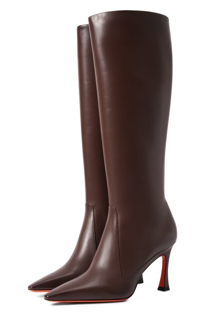Женские кожаные сапоги SANTONI, арт. WSTG72388HI2NXUY