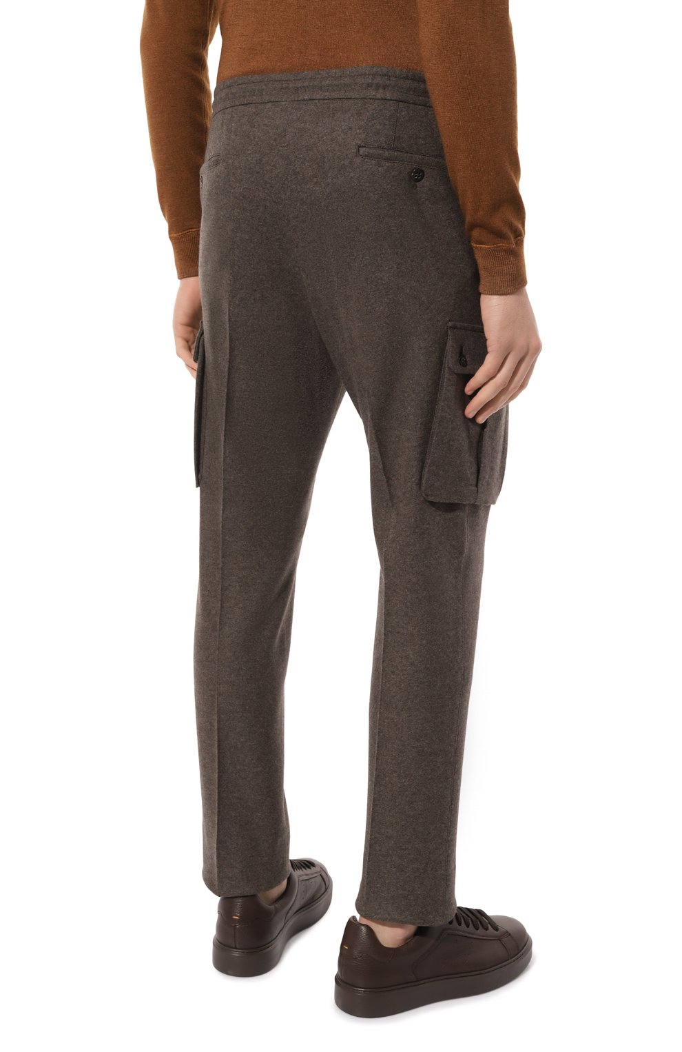 Шерстяные брюки-карго CORNELIANI, арт. 924L14-3818801, фото 4
