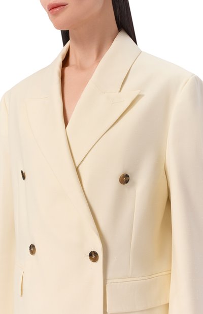 Жакет из шерсти и шелка LOULOU DE SAISON, арт. N0RMA, фото 5