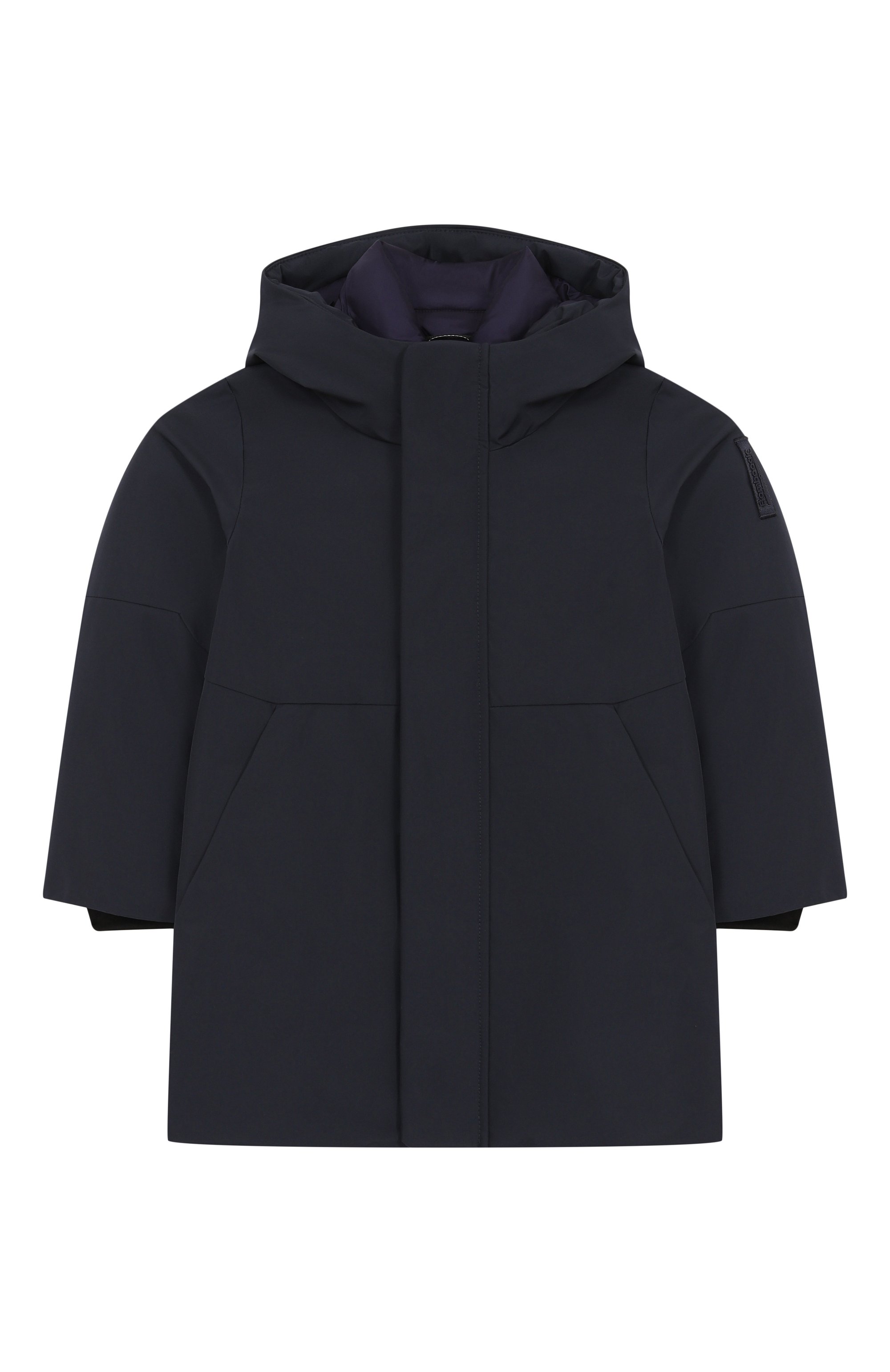 Утепленная куртка BOMBOOGIE темно-синего цвета по цене 31150 руб., арт. CK 9137 HP05, фото 1 Утепленная куртка BOMBOOGIE, арт. CK 9137 HP05, фото 1