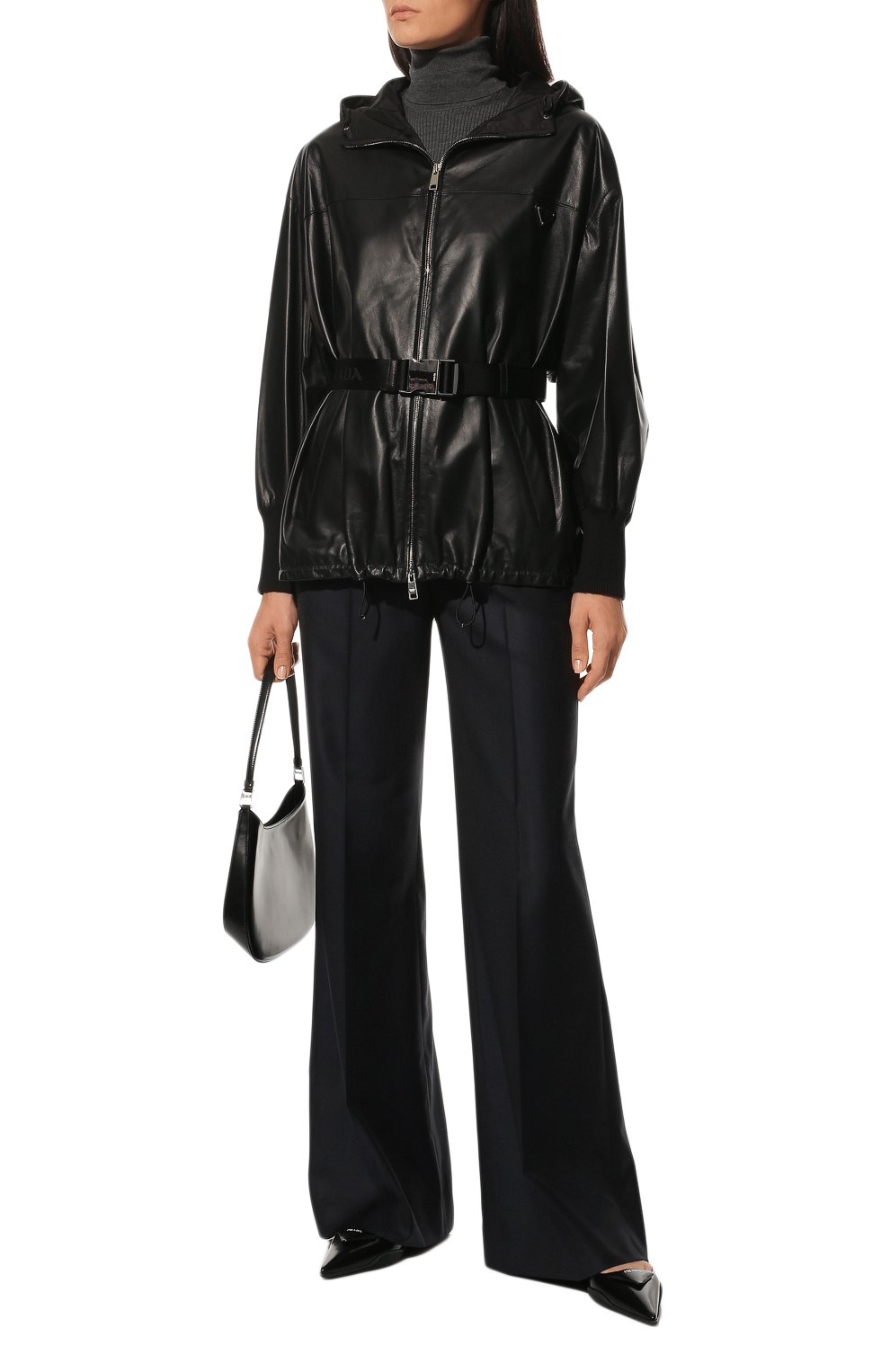 Кожаная куртка PRADA, арт. 58A095-1WDV-F0002, фото 2