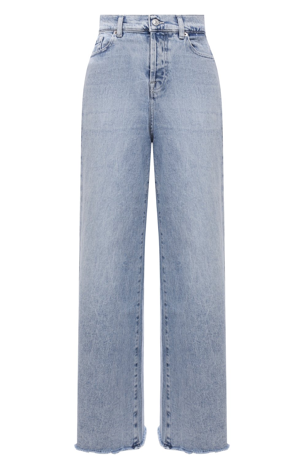 Джинсы 7 FOR ALL MANKIND голубого цвета по цене 21850 руб., арт. JSZ0B75TL0, фото 1 Джинсы 7 FOR ALL MANKIND, арт. JSZ0B75TL0, фото 1