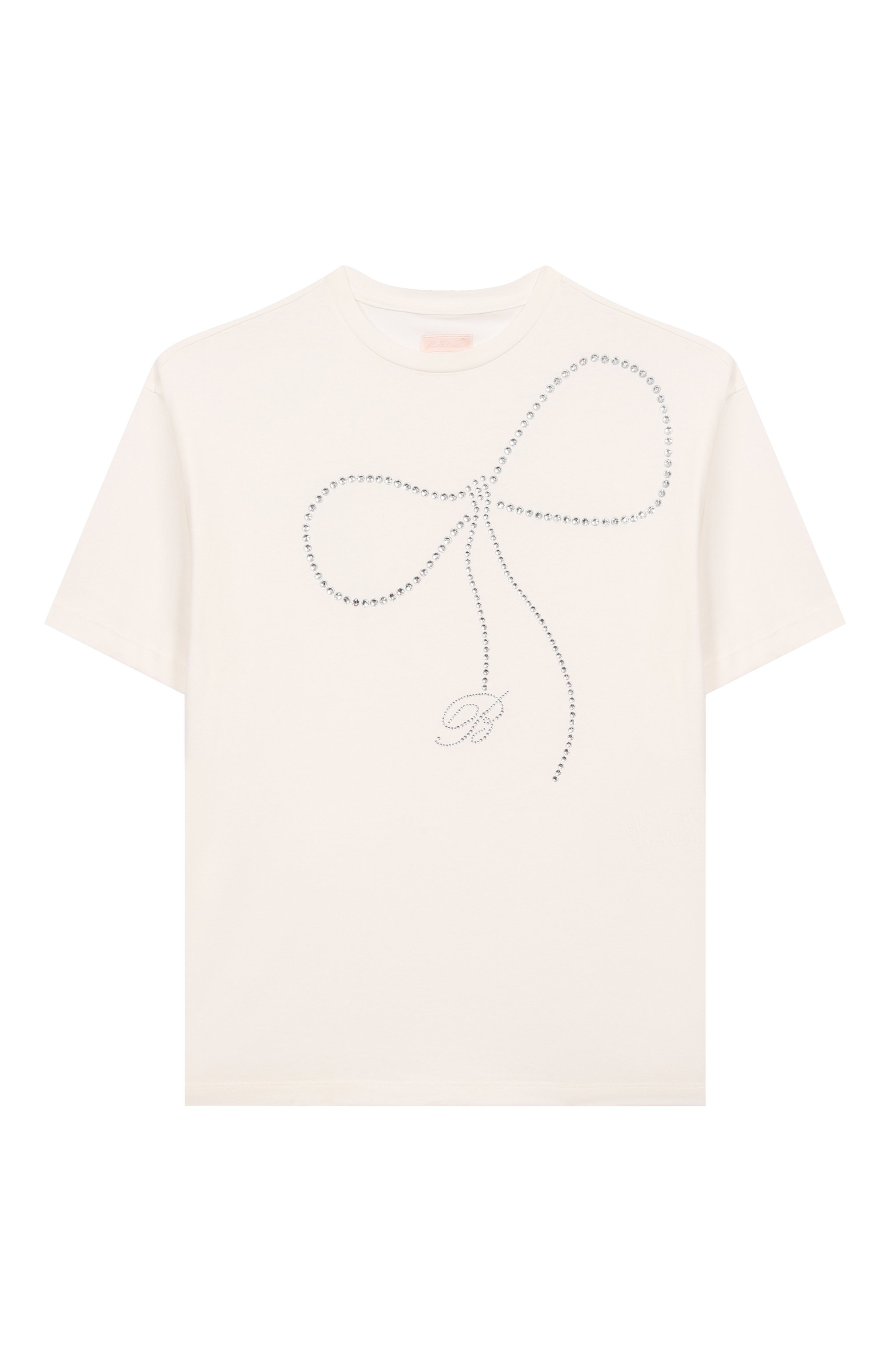 Хлопковая футболка BLUMARINE, арт. BFTS0100/JF054/14-16A, фото 1