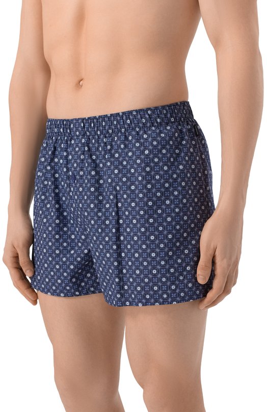 Хлопковые боксеры Hanro 074013 Синий  074013 Фото 2