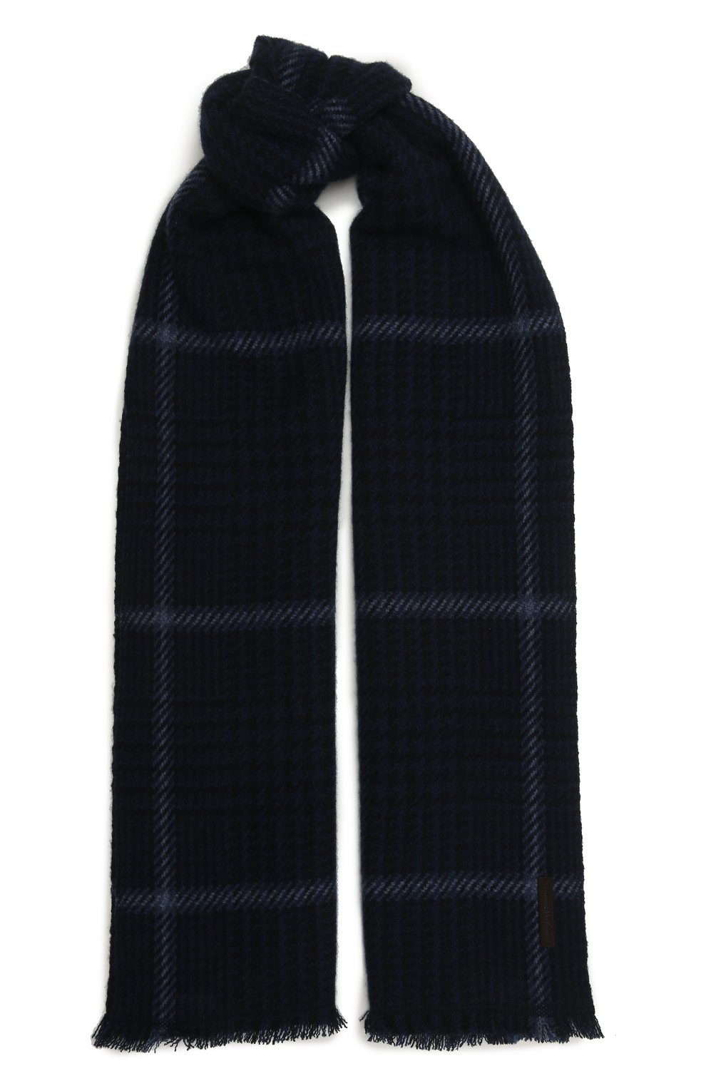 Кашемировый шарф ZEGNA темно-синего цвета по цене 79950 руб., арт. Z2L03S/22A, фото 1 Кашемировый шарф ZEGNA, арт. Z2L03S/22A, фото 1