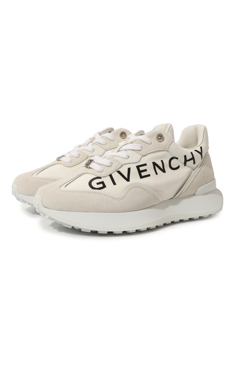 Женские белые замшевые кроссовки runner GIVENCHY купить в интернет ...