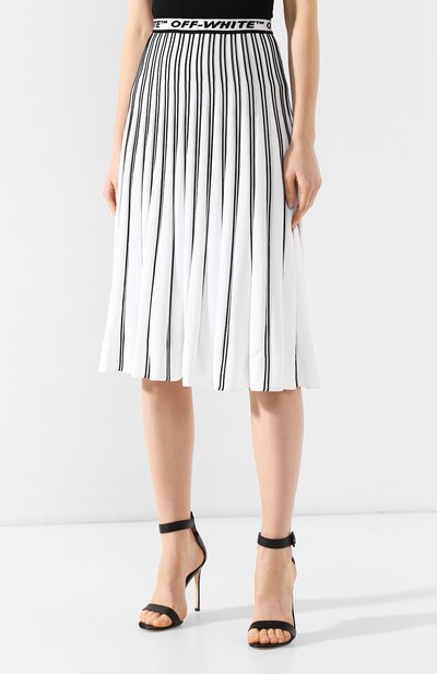 Юбка из вискозы OFF-WHITE, арт. 0WHL003R19C980570100, фото 3
