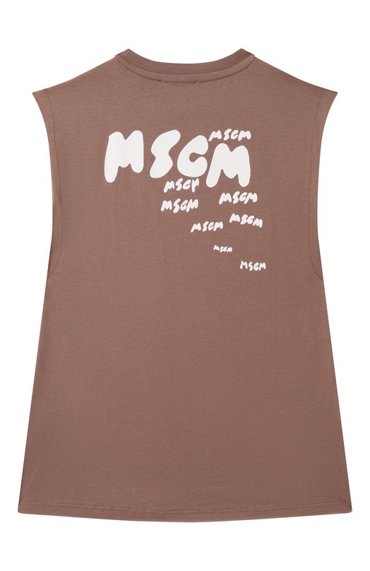 Хлопковая майка MSGM kids 2