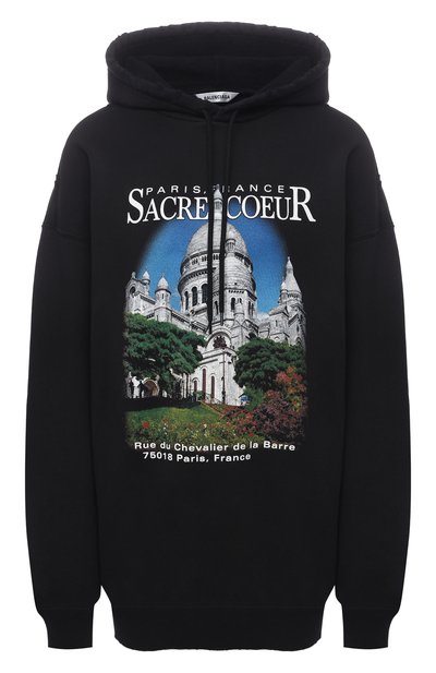 Женский хлопковое худи BALENCIAGA, арт. 641529/TJVH9