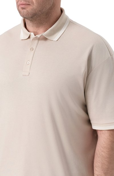 Поло из хлопка и лиоцелла PAUL&SHARK, арт. 26411256, фото 5