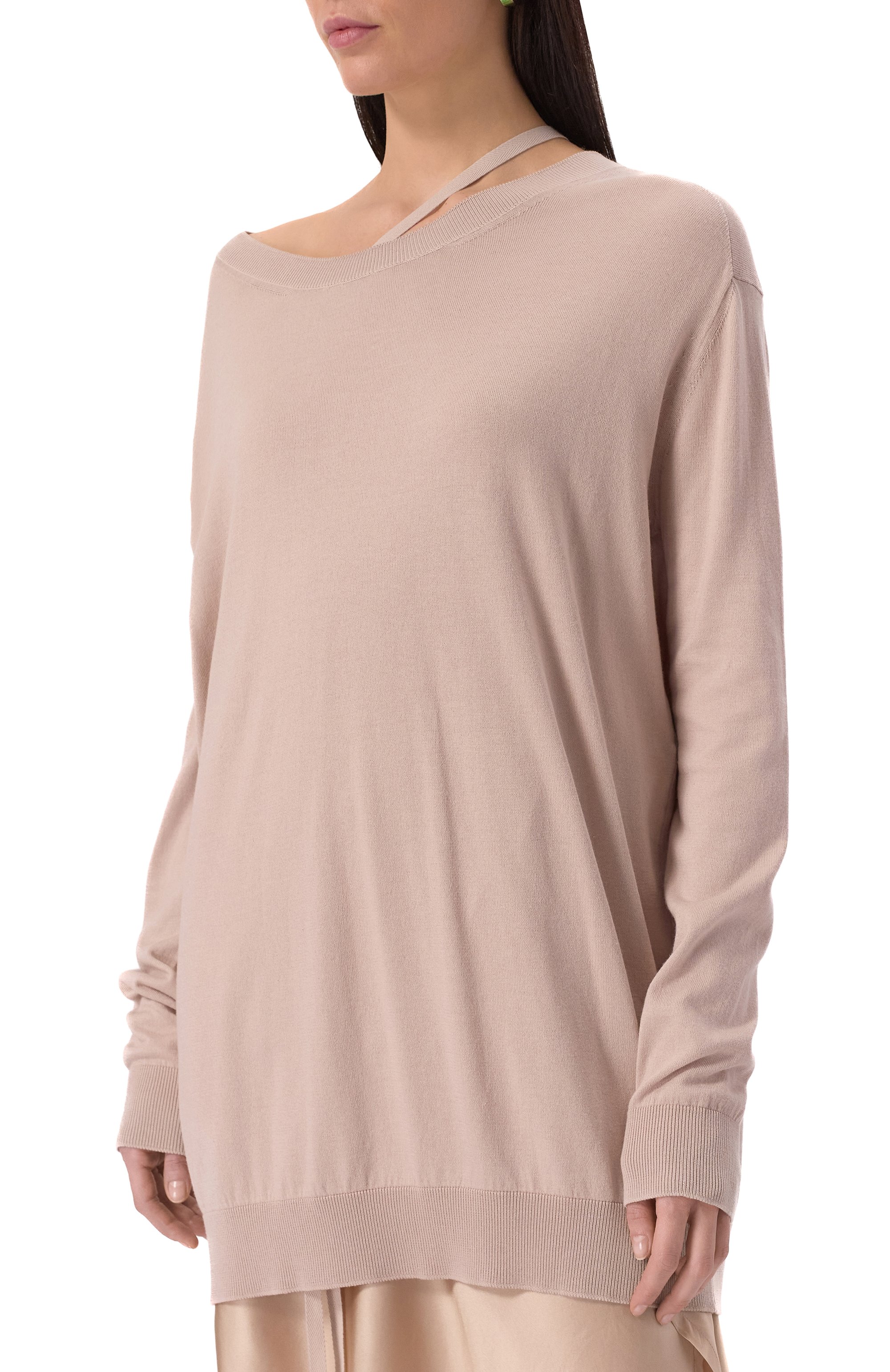 Пуловер из хлопка и кашемира ANN DEMEULEMEESTER, арт. B0012521/KN055, фото 3