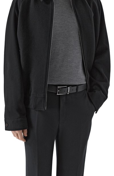 Двусторонний ремень EMPORIO ARMANI черного цвета по цене 36950 руб., арт. Y4S071/YKL1J, фото 2 Двусторонний ремень EMPORIO ARMANI, арт. Y4S071/YKL1J, фото 2
