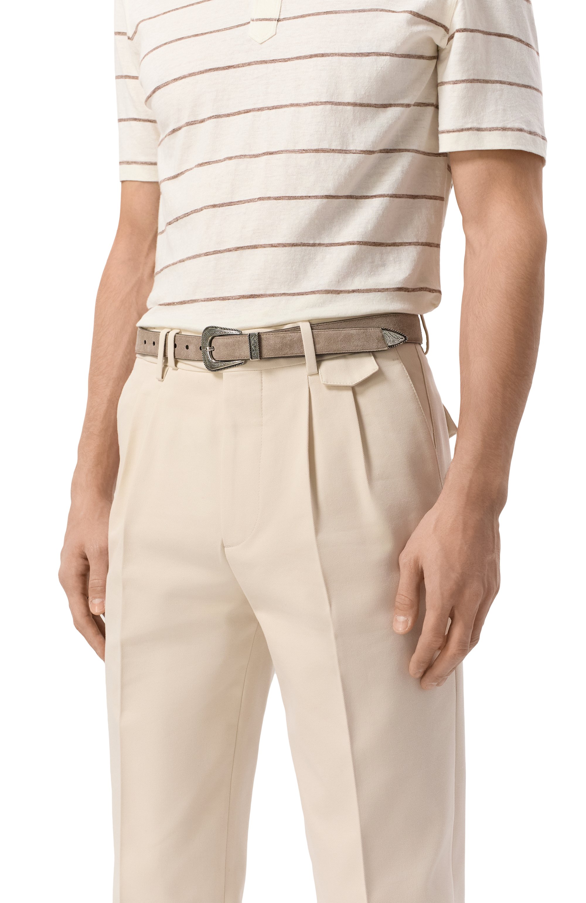 Замшевый ремень BRUNELLO CUCINELLI, арт. MAUPH210, фото 2