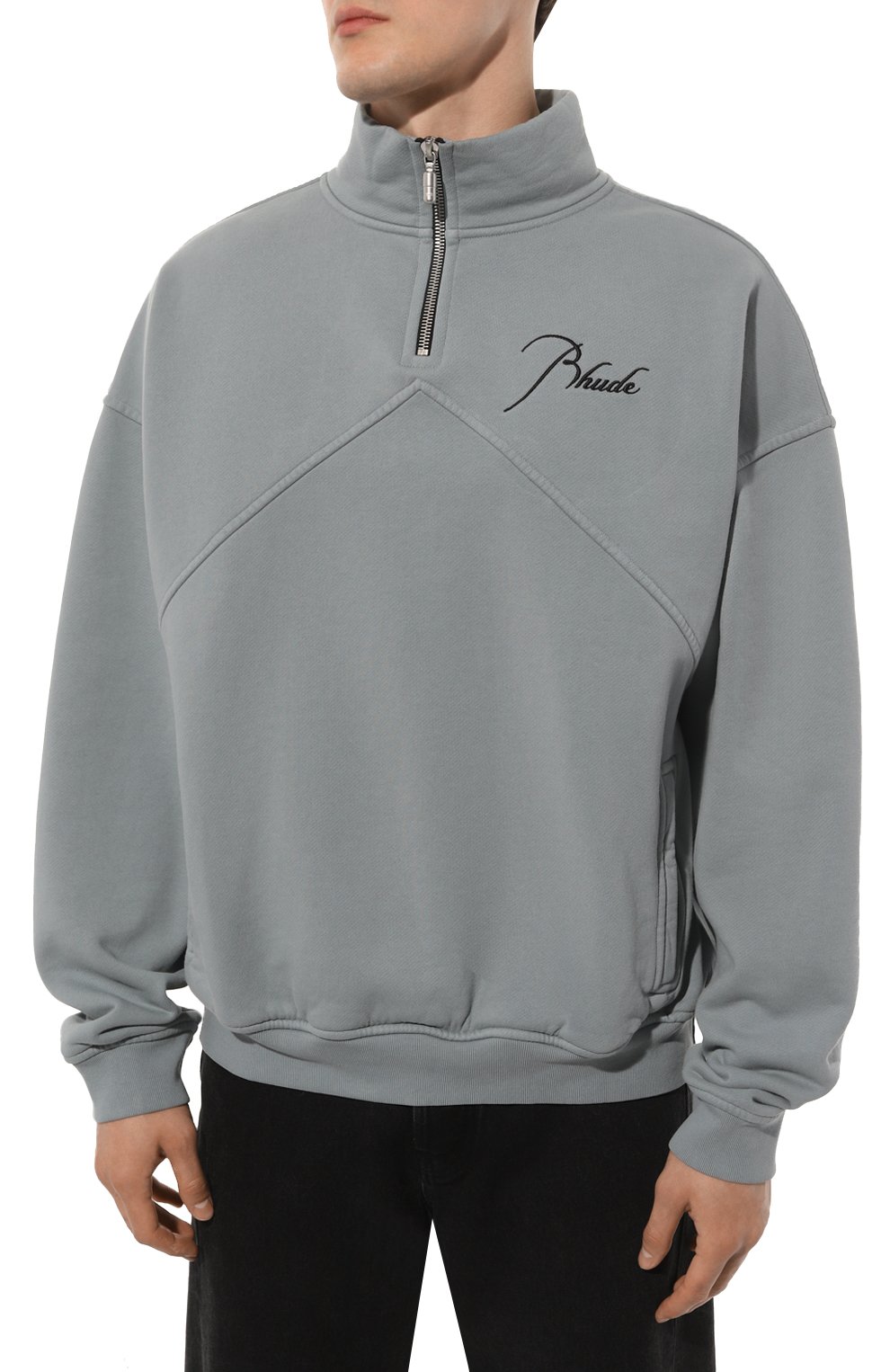 Хлопковый свитшот RHUDE, арт. RHSS23SW04826120, фото 3