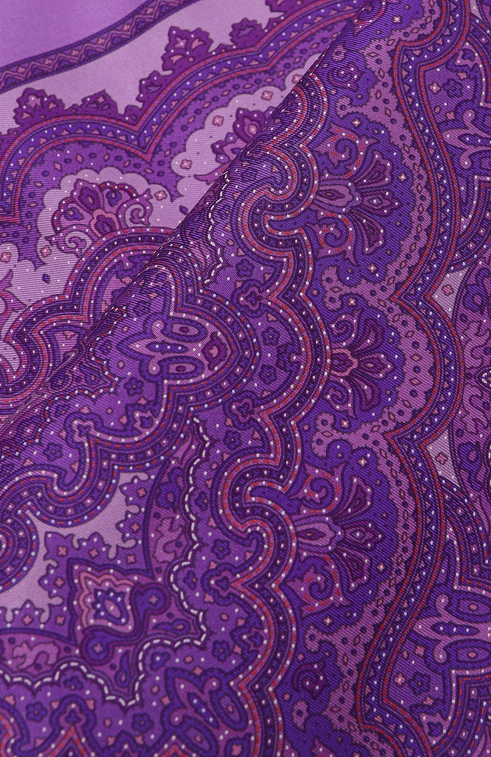 Шелковый платок STEFANO RICCI фиолетового цвета по цене 23500 руб., арт. FZSR5/95016, фото 2 Шелковый платок STEFANO RICCI, арт. FZSR5/95016, фото 2