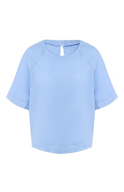 Женский льняной топ 120% LINO, арт. R1W1186/B317/000