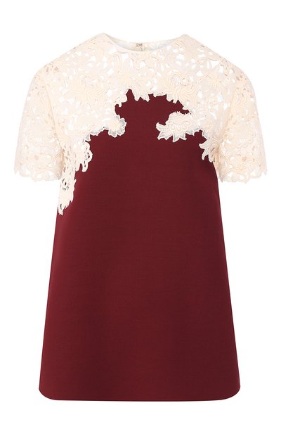 Женский хлопковый топ VALENTINO, арт. RB0AE3R51CF