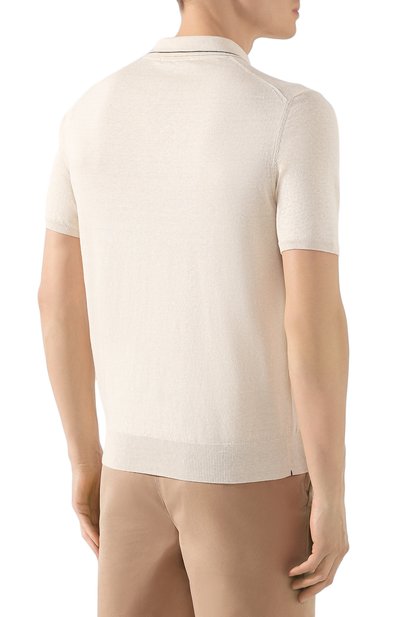 Поло изо льна и хлопка FIORONI, арт. MK20701C1, фото 4