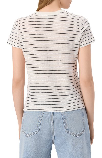 Льняная футболка FRAME DENIM, арт. WS25JTE008, фото 4