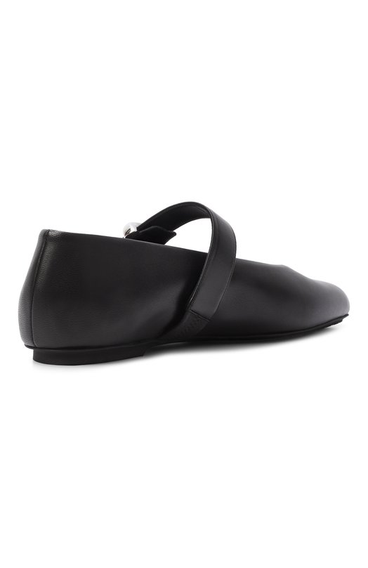 Кожаные балетки Emporio Armani EW004448/AF14915 Чёрный  EW004448/AF14915 Фото 5