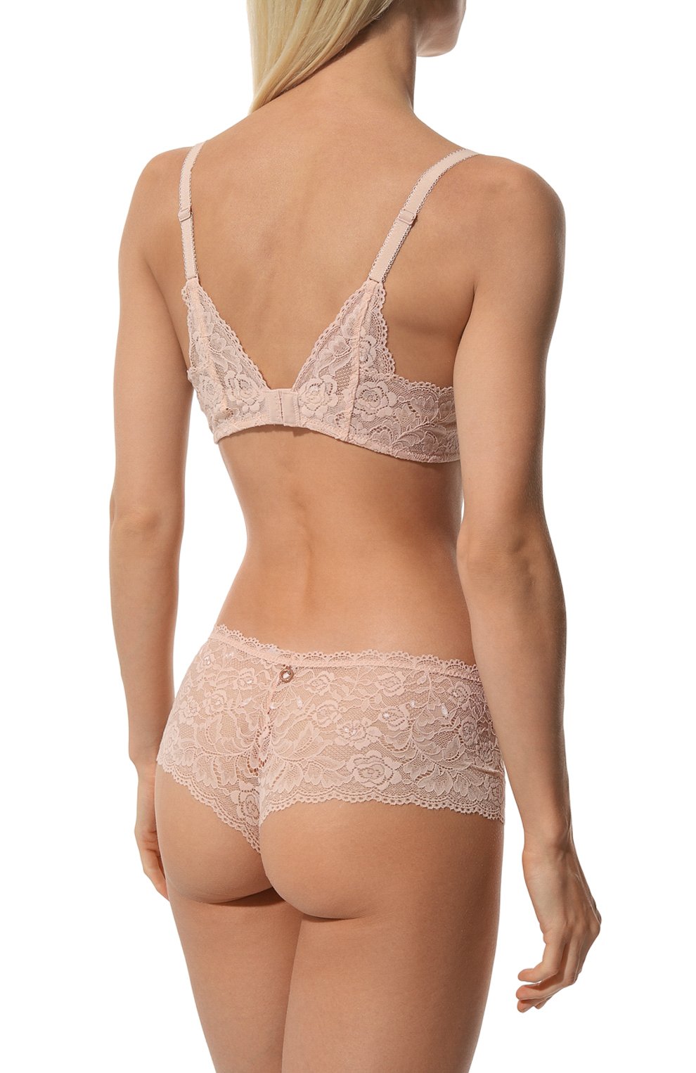 Бюстгальтер-балконет AUBADE светло-розового цвета по цене 18840 руб., арт. HK04, фото 3 Бюстгальтер-балконет AUBADE, арт. HK04, фото 3