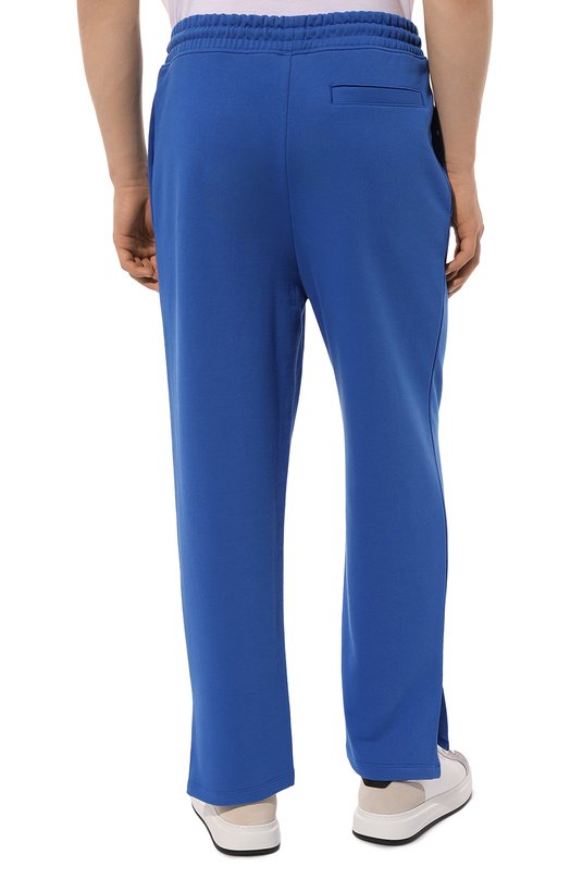 Хлопковые брюки HUGO Blue Синий, фото 4