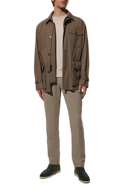 Замшевые ботинки open walk LORO PIANA, арт. FAB4368, фото 2