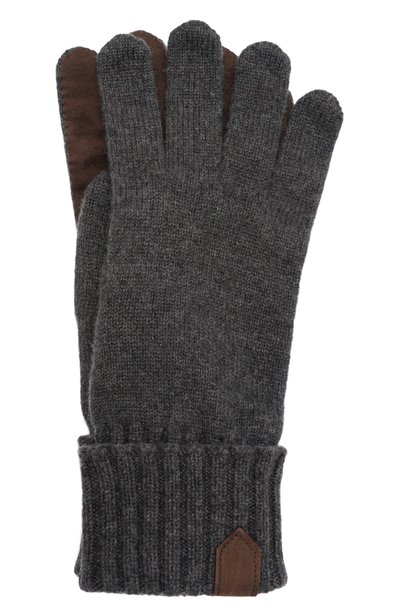 Мужские комбинированные перчатки CANALI, арт. GUA01/ZC00073