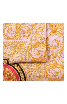 Детского хлопковое одеяло VERSACE розового цвета, арт. YE000144/A233634 | Фото 1 (Материал: Текстиль, Хлопок; Нос: Не проставлено; Материал сплава: Проставлено)