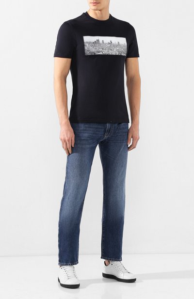 Хлопковая футболка EMPORIO ARMANI, арт. 3H1T62/1J30Z, фото 2