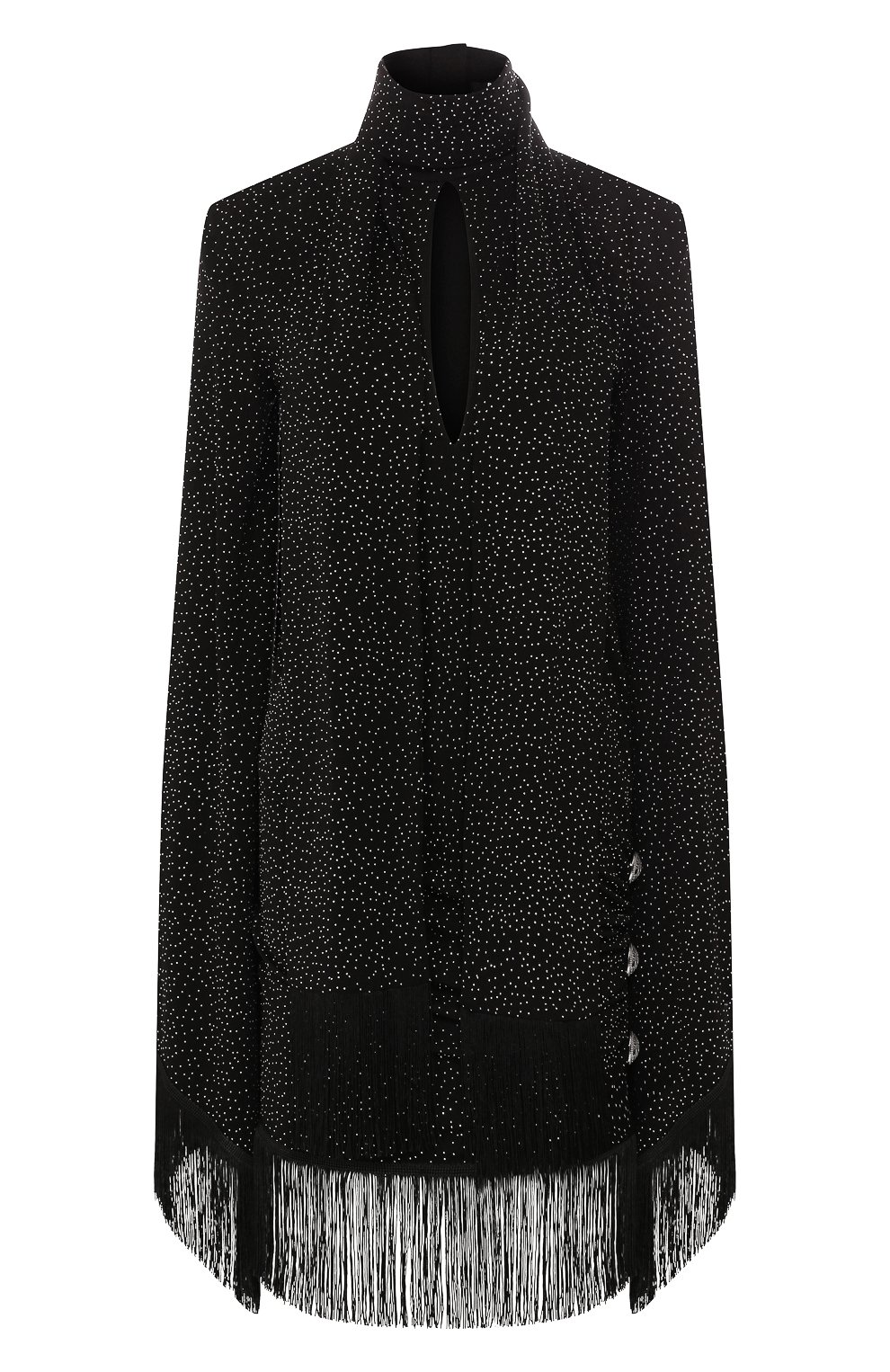 Платье BALMAIN темно-серого цвета по цене 226500 руб., арт. TF16244/V087, фото 1 Платье BALMAIN, арт. TF16244/V087, фото 1