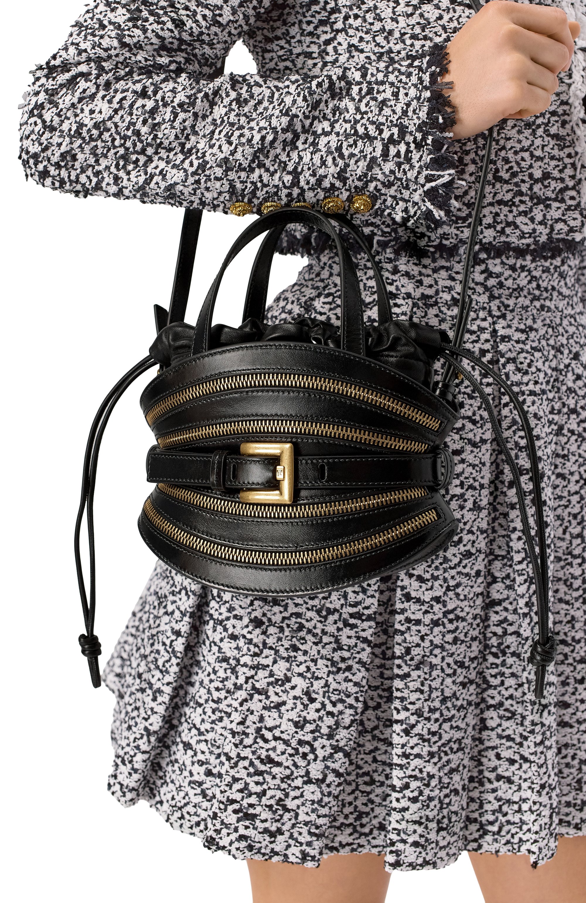 Сумка shuffle zips mini BALMAIN, арт. FN0DP017/LMZP, фото 2