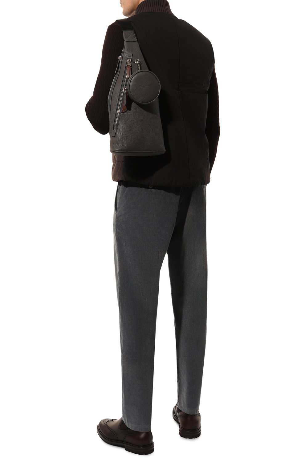 Рюкзак SANTONI темно-серого цвета по цене 99450 руб., арт. UIBGA2541EN-AITB, фото 7 Рюкзак SANTONI, арт. UIBGA2541EN-AITB, фото 7