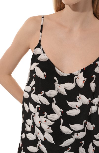 Шелковый топ GOOROO черного цвета по цене 32670 руб., арт. TP011-2002-9901-FW24/25, фото 5 Шелковый топ GOOROO, арт. TP011-2002-9901-FW24/25, фото 5